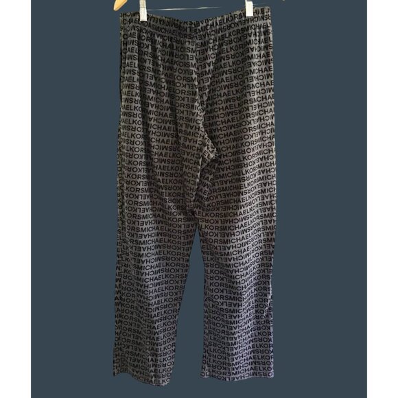 MICHAEL KORS- WOMENS GREY/BLACK SOFT PAJAMA BOTTOMS SIZE MEDIUM - Picture 2 of 6